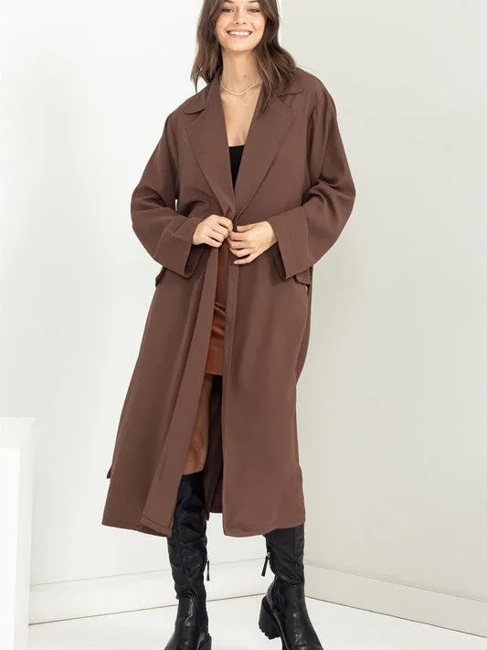 Fashion is Full of Dreams Long Trench Coat