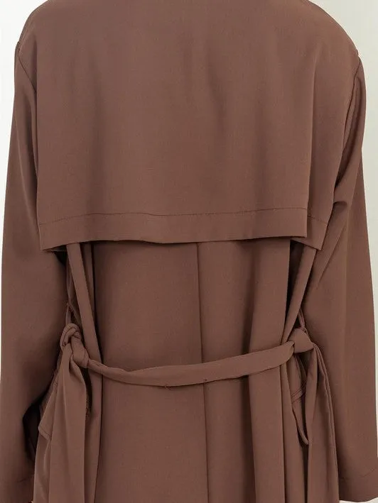 Fashion is Full of Dreams Long Trench Coat