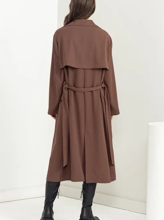 Fashion is Full of Dreams Long Trench Coat
