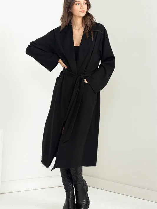 Fashion is Full of Dreams Long Trench Coat
