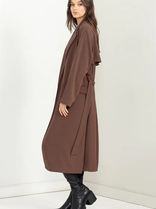 Fashion is Full of Dreams Long Trench Coat