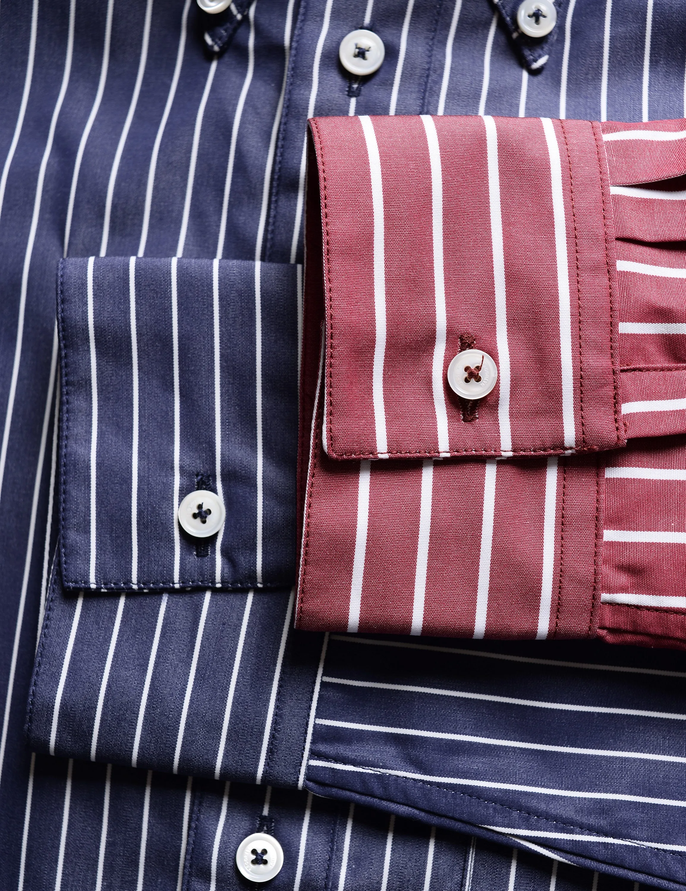 FINAL SALE: BKT14 Relaxed Shirt in Big Stripe - Ocean