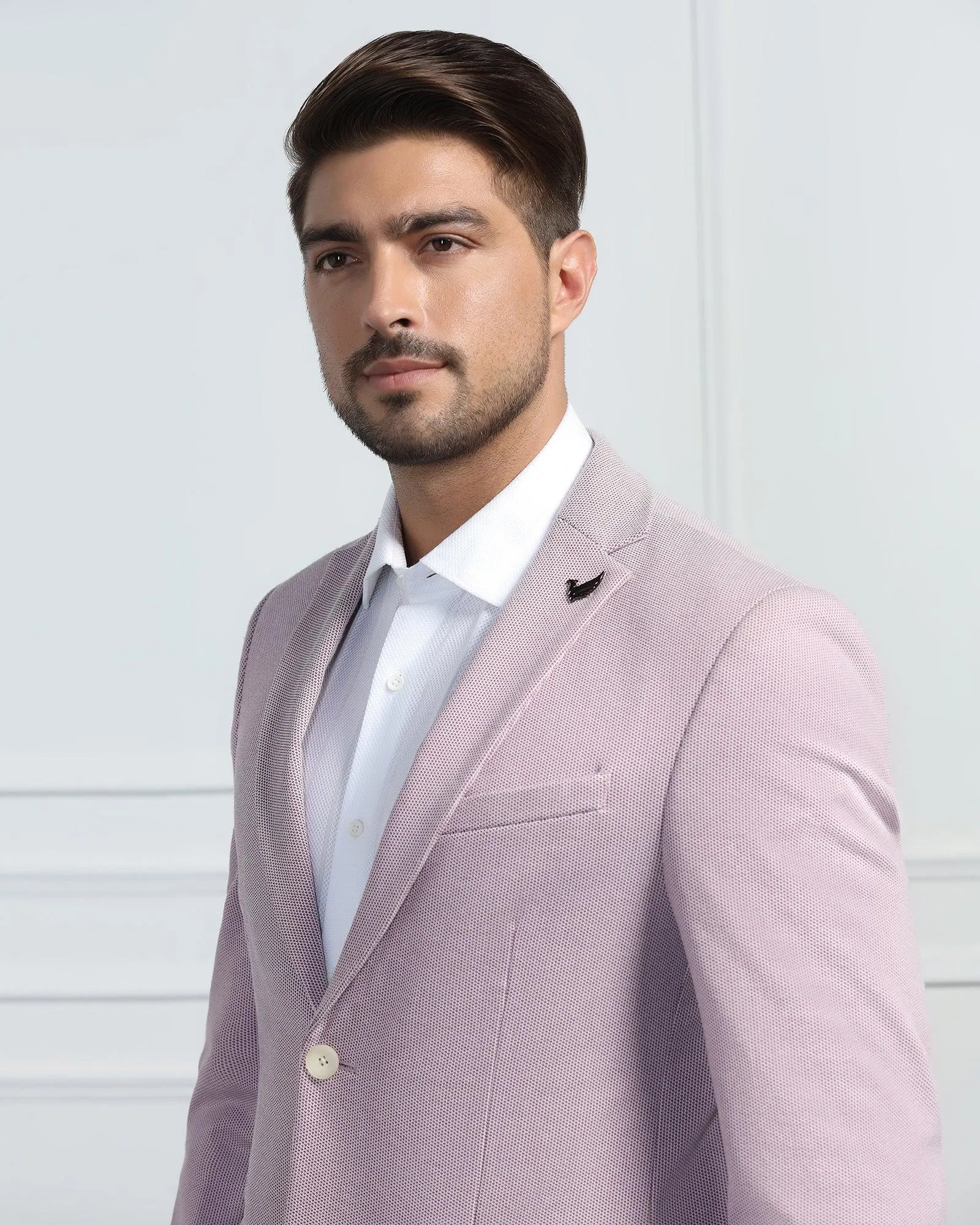 Formal Wine Textured Blazer - Venue