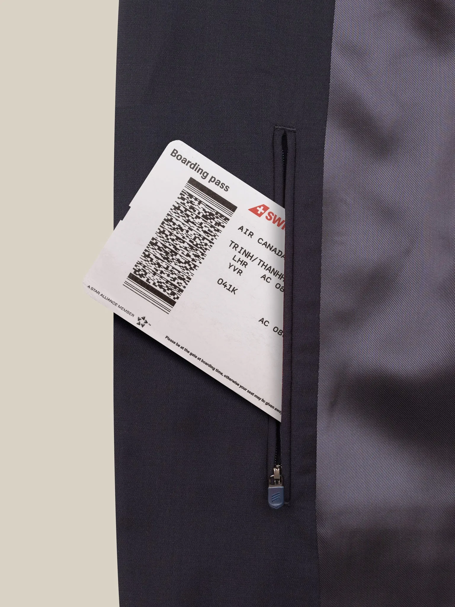 Four Season Wool Travel Blazer - Nordic Blue