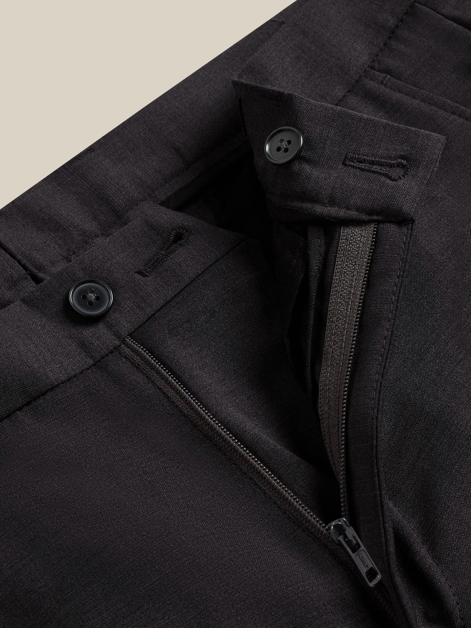 Four Season Wool Travel Trouser - Downtown Grey