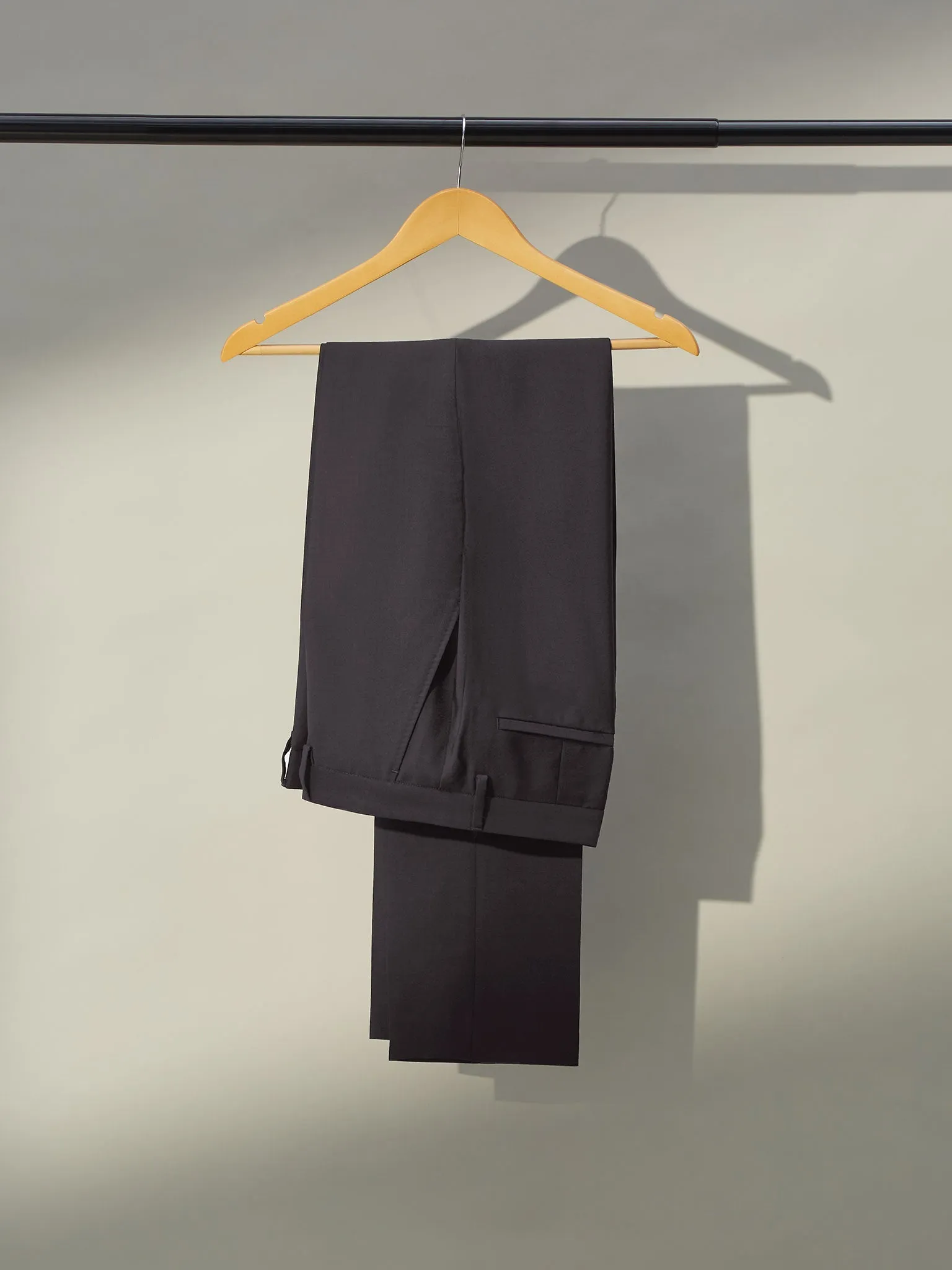 Four Season Wool Travel Trouser - Downtown Grey