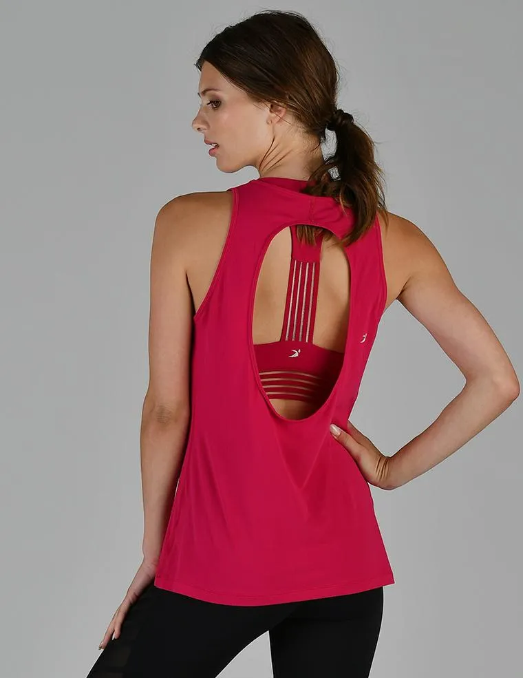 Glyder Moral Tank - Vivid Rose