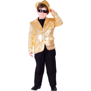 Gold Sequin Jacket - Kids