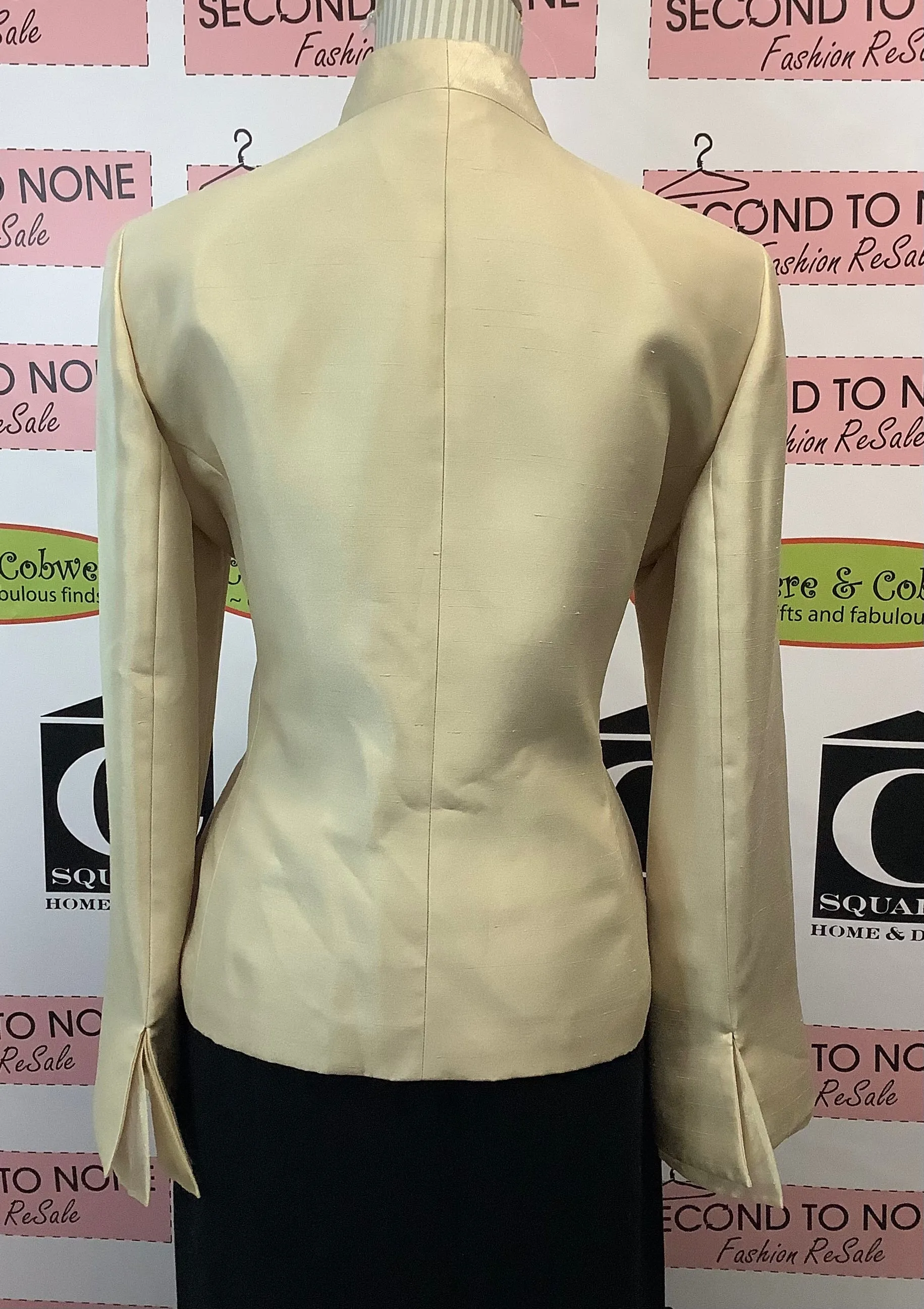 Golden Glimmer Blazer (Size 14)