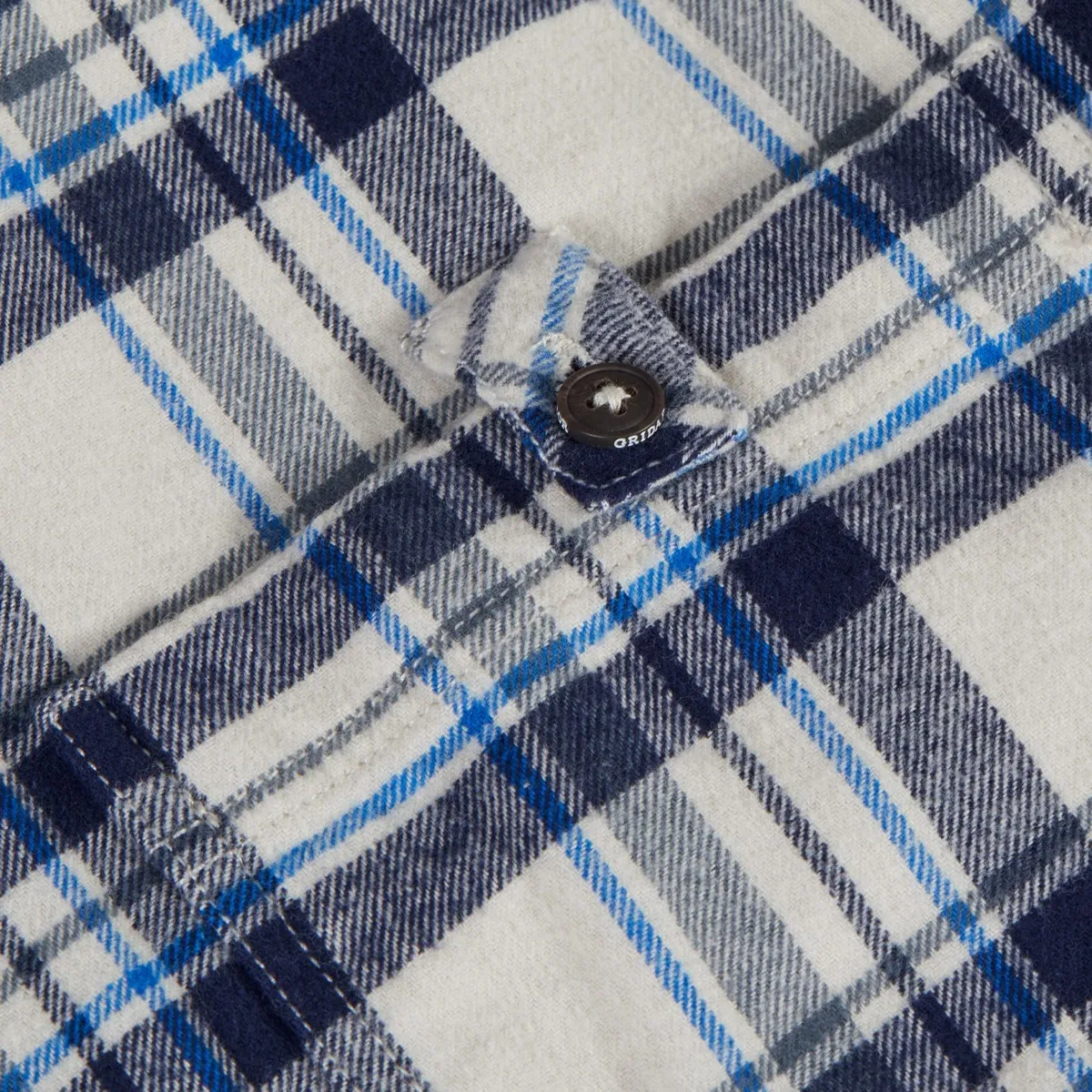 Gridarmor Men&#x27;s Kvanndal Flannel Shirt Navy Blazer | Buy Gridarmor Men&#x27;s Kvanndal Flannel Shirt Navy Blazer here | Outnorth