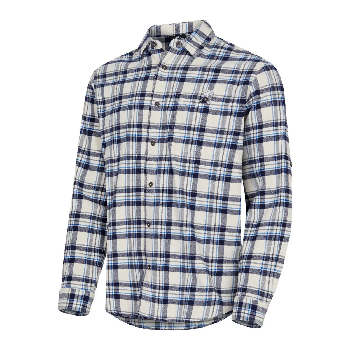 Gridarmor Men&#x27;s Kvanndal Flannel Shirt Navy Blazer | Buy Gridarmor Men&#x27;s Kvanndal Flannel Shirt Navy Blazer here | Outnorth