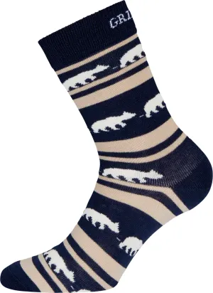 Gridarmor Striped Bear Merino Socks Navy Blazer | Buy Gridarmor Striped Bear Merino Socks Navy Blazer here | Outnorth