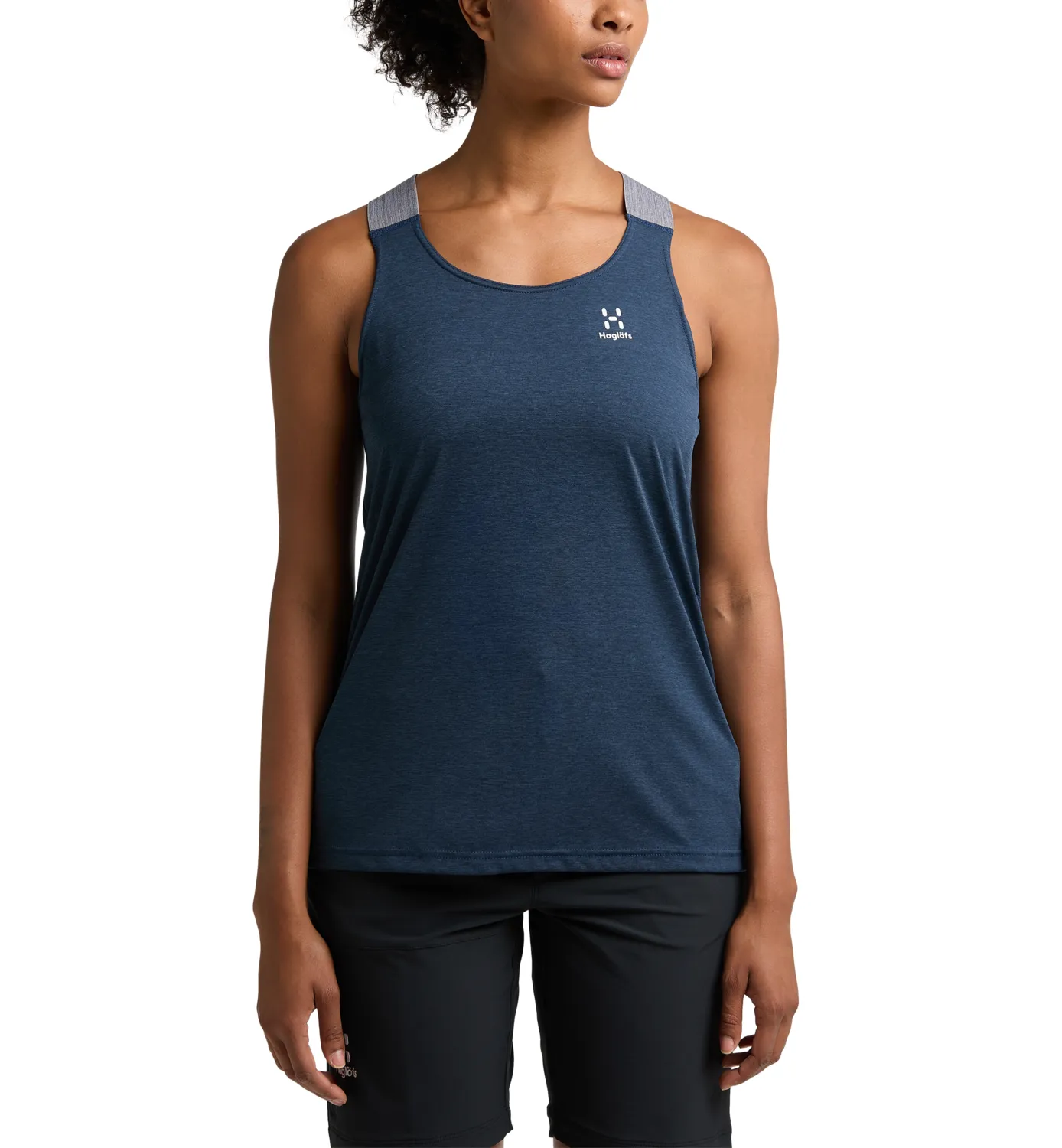 Haglöfs Women&#x27;s Ridge Tank Tarn Blue Solid | Buy Haglöfs Women&#x27;s Ridge Tank Tarn Blue Solid here | Outnorth