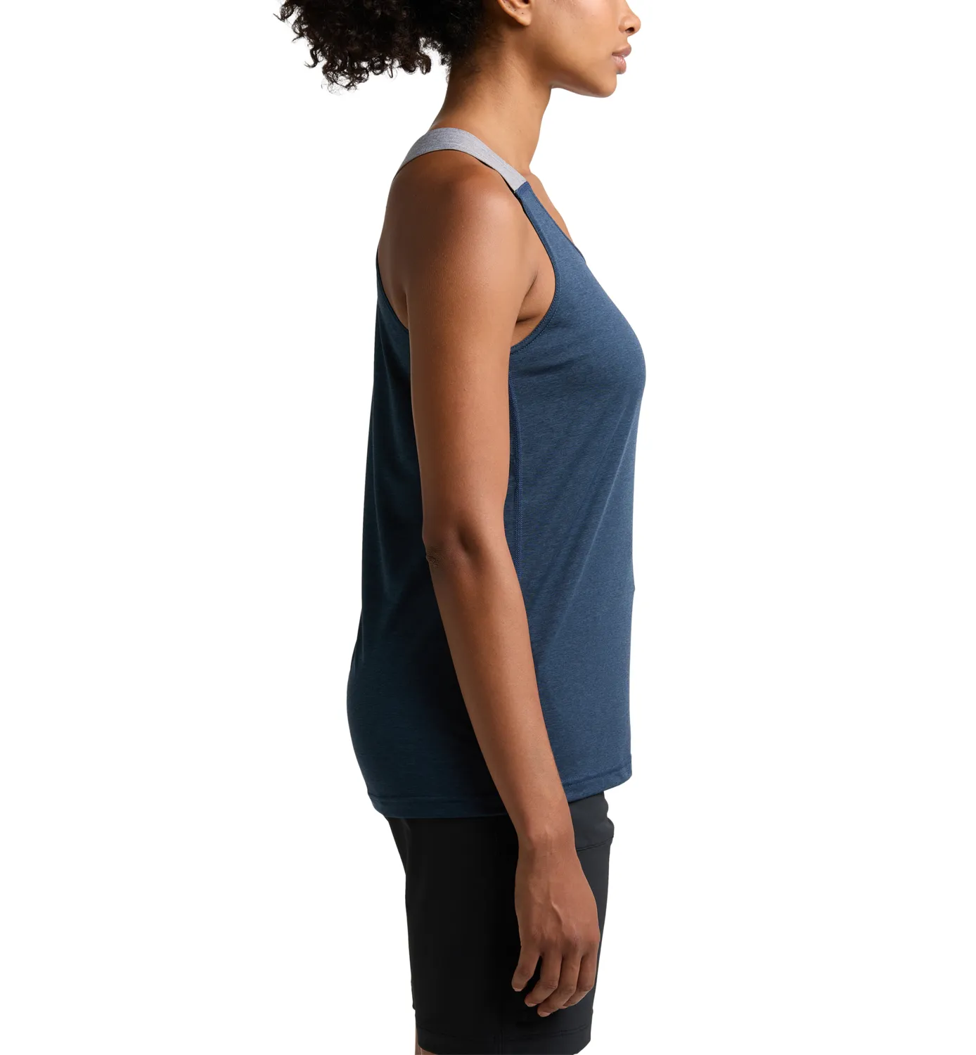 Haglöfs Women&#x27;s Ridge Tank Tarn Blue Solid | Buy Haglöfs Women&#x27;s Ridge Tank Tarn Blue Solid here | Outnorth