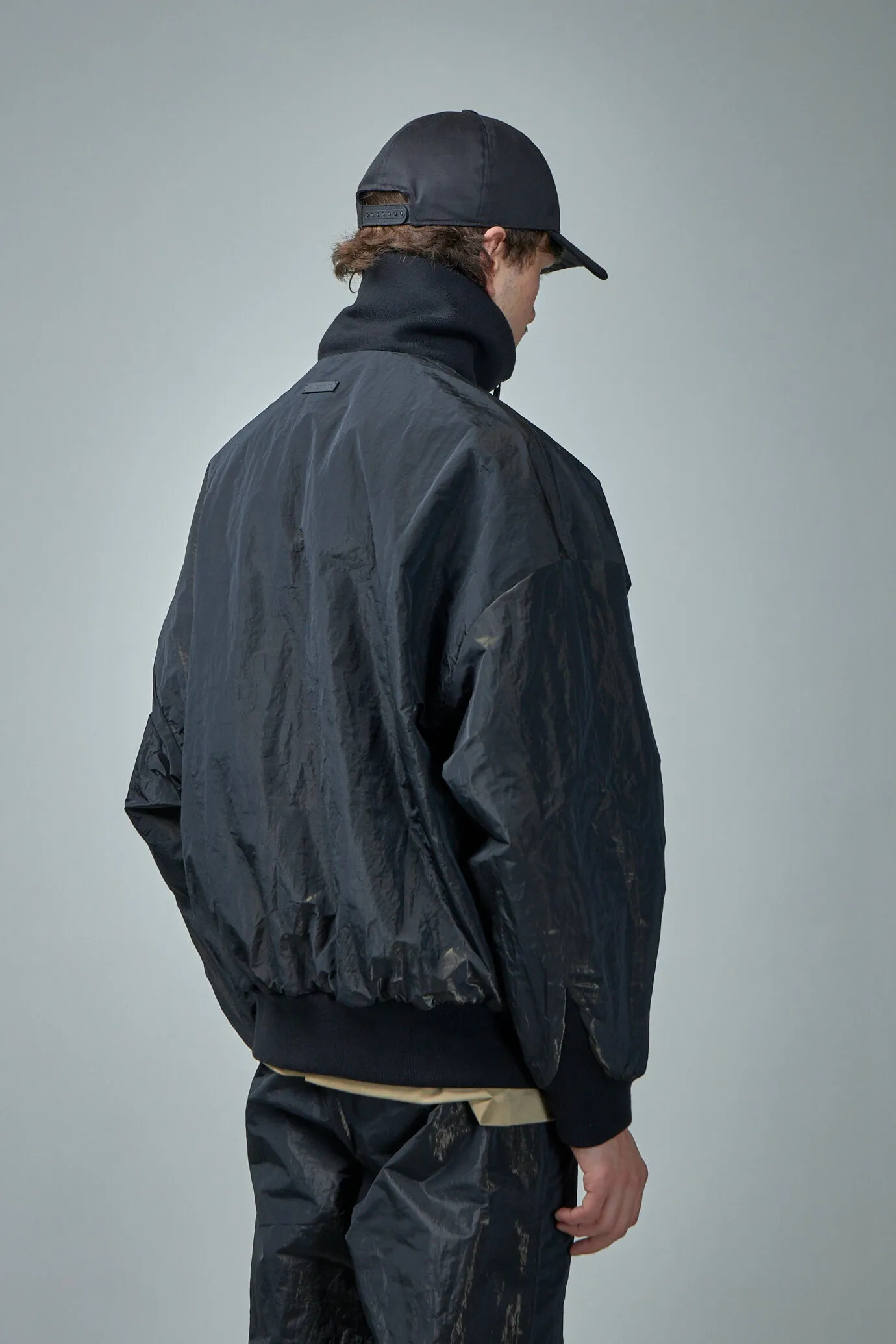 Half Zip High Neck Track Jacket