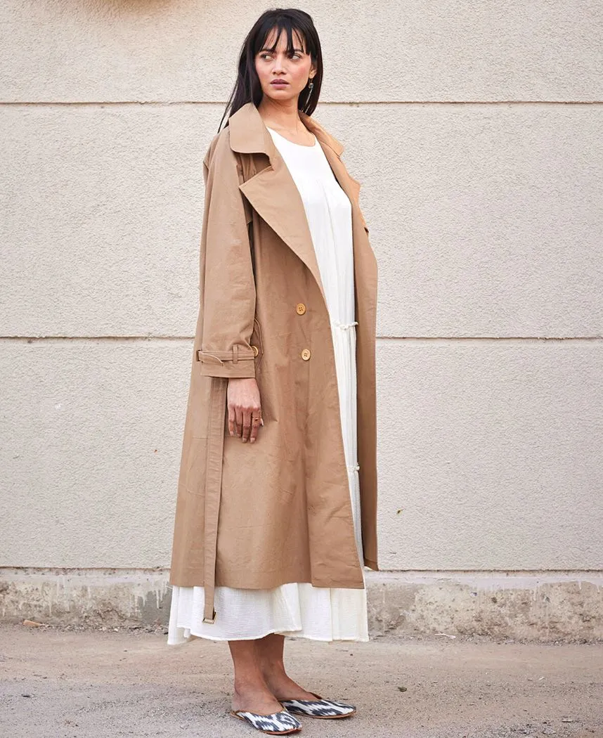 Heart Wood Trench Coat