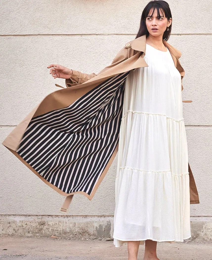 Heart Wood Trench Coat