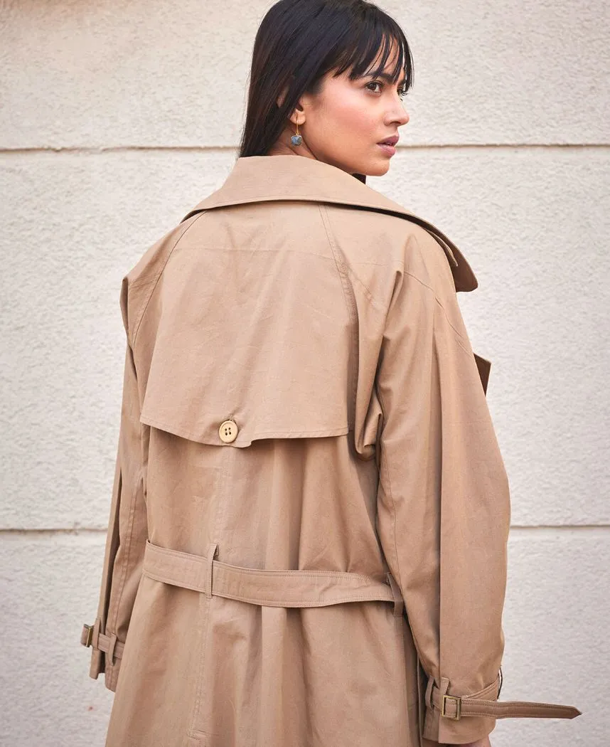 Heart Wood Trench Coat