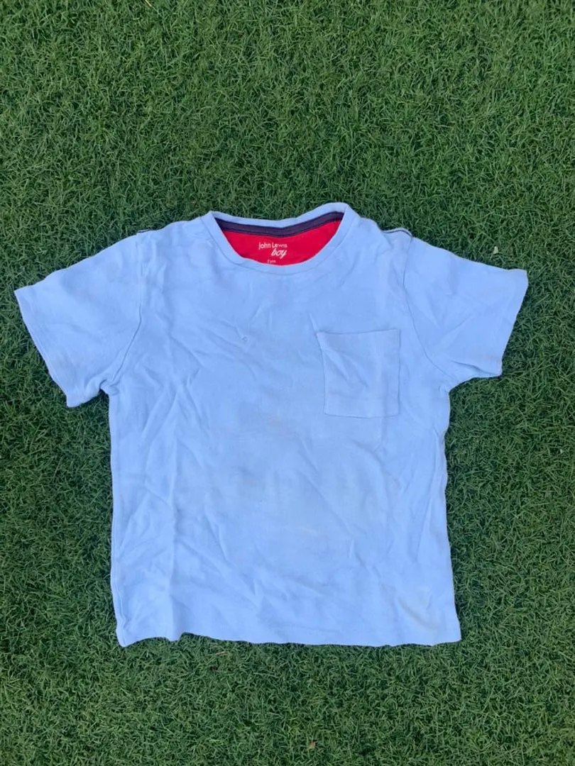 John Lewis white tee size 7years