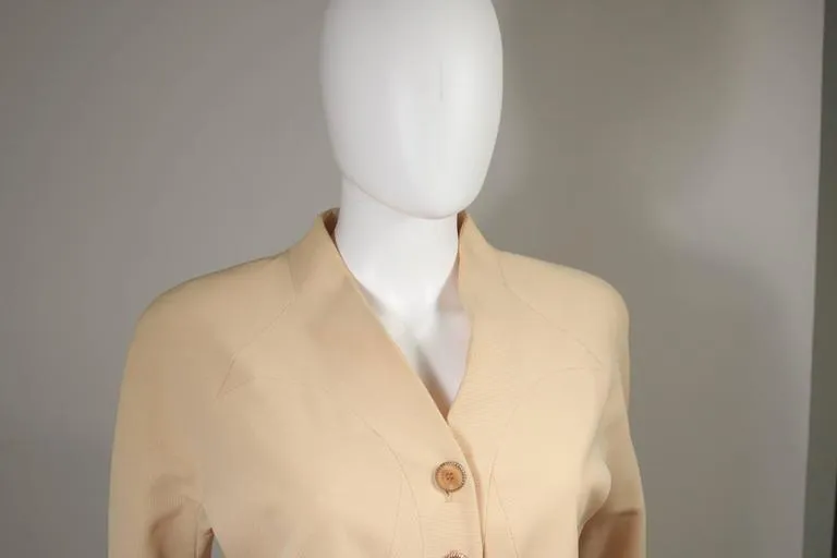 KARL LAGERFELD Yellow Apricot Blazer Size 40