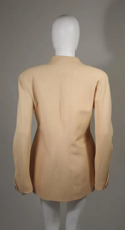 KARL LAGERFELD Yellow Apricot Blazer Size 40