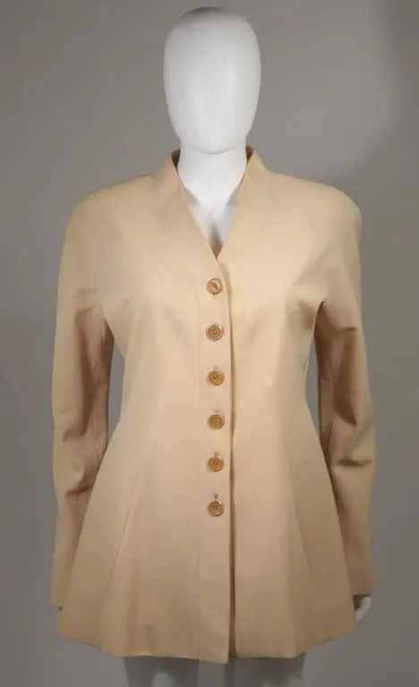 KARL LAGERFELD Yellow Apricot Blazer Size 40