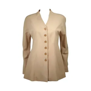 KARL LAGERFELD Yellow Apricot Blazer Size 40