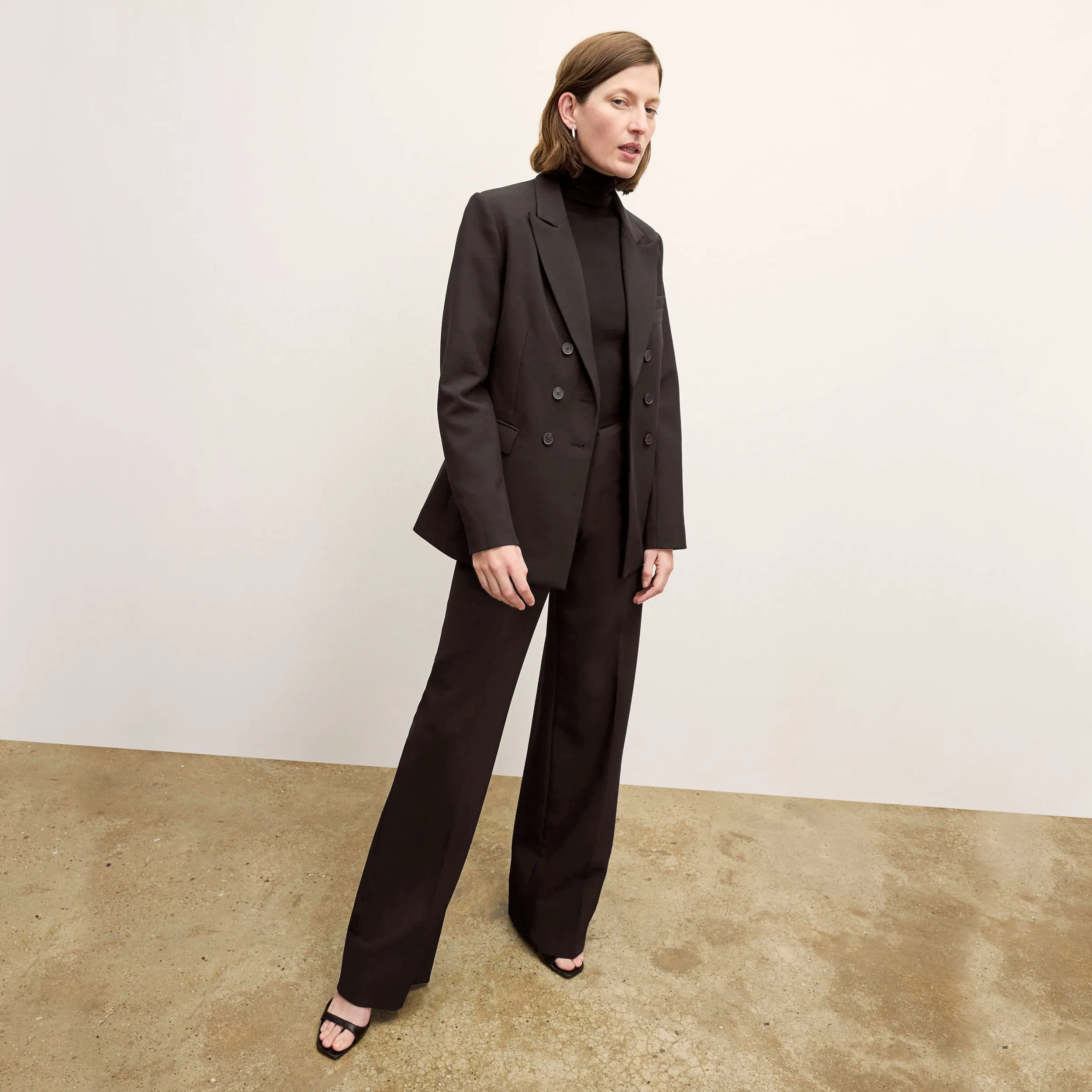 Kati Jacket - Flex Suiting :: Black