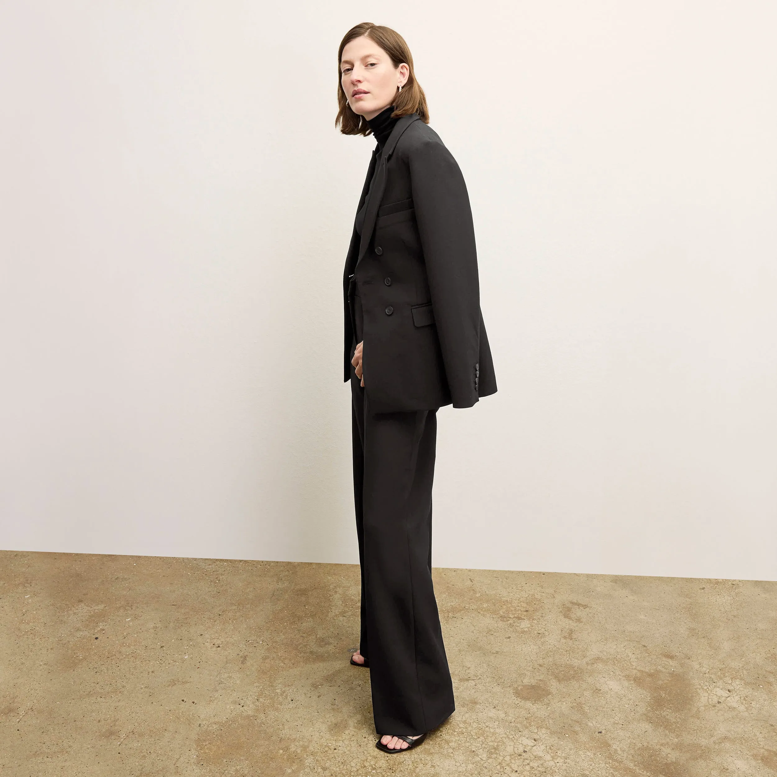 Kati Jacket - Flex Suiting :: Black