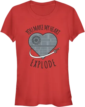 Ladies You Make My Heart Explode Star Wars Shirt