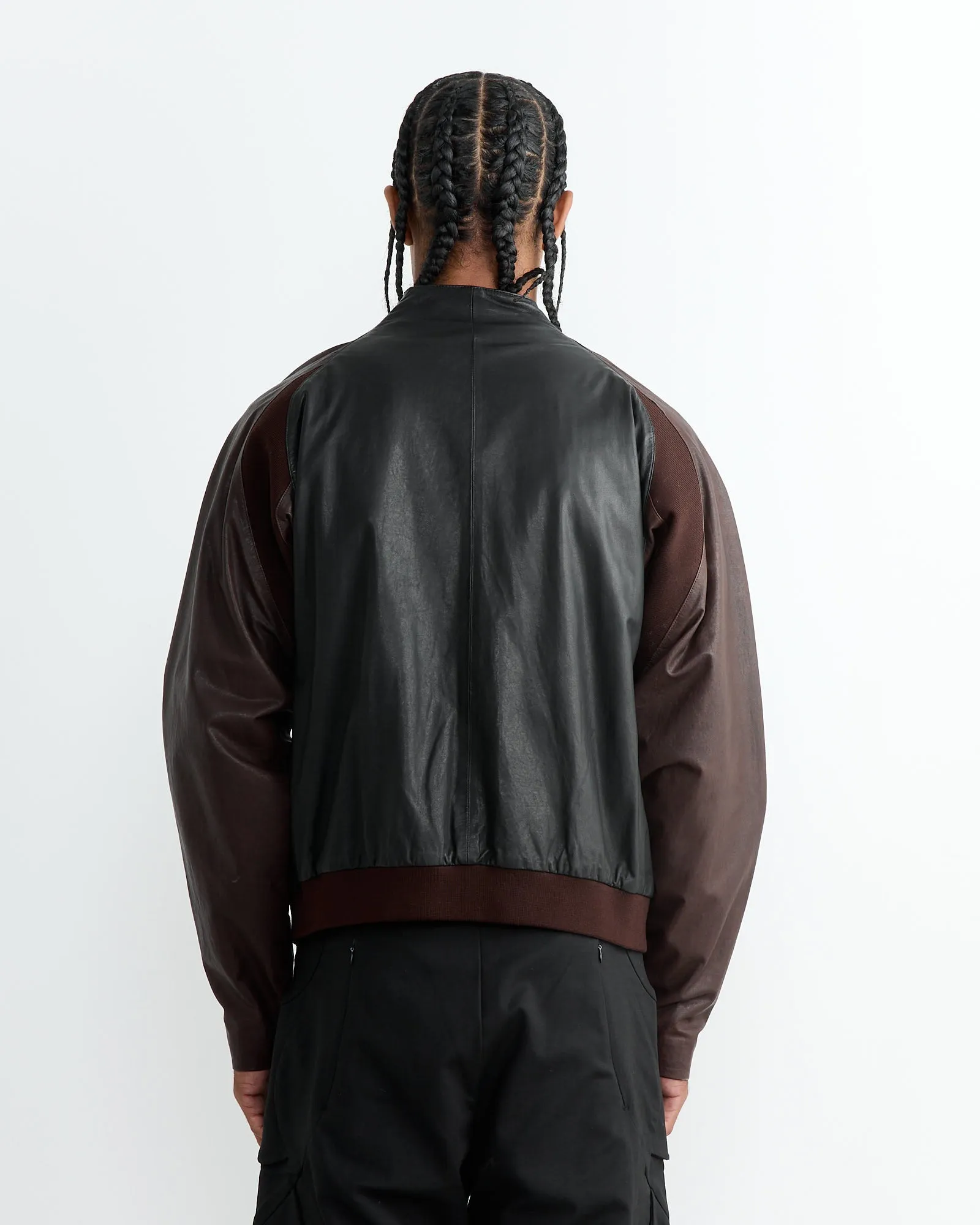 Leather Minno Jacket in Black