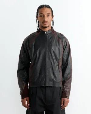Leather Minno Jacket in Black