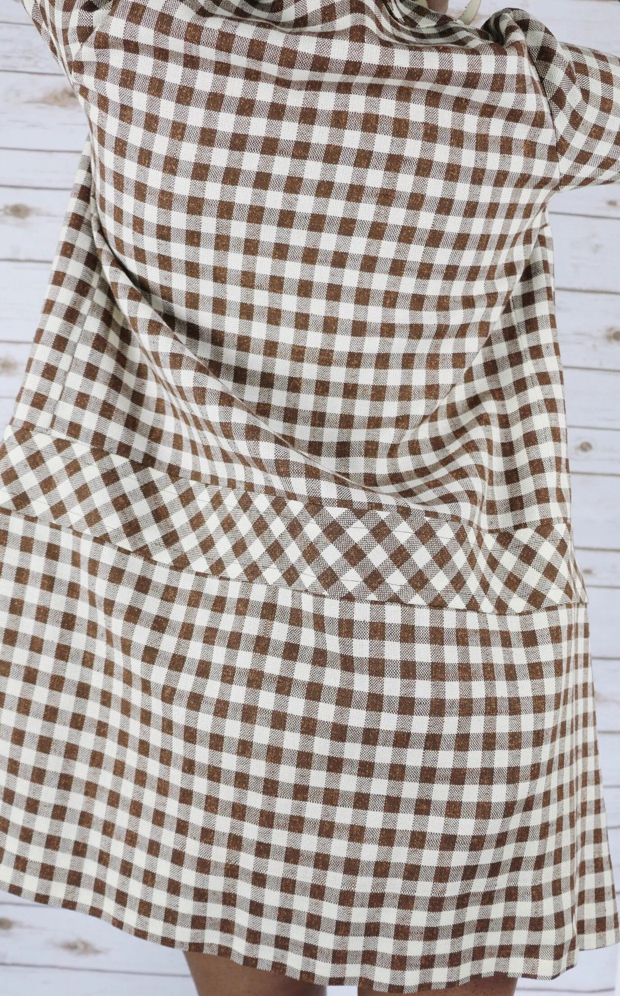 Live: 188 Vintage 70's Checkered Wool Blazer