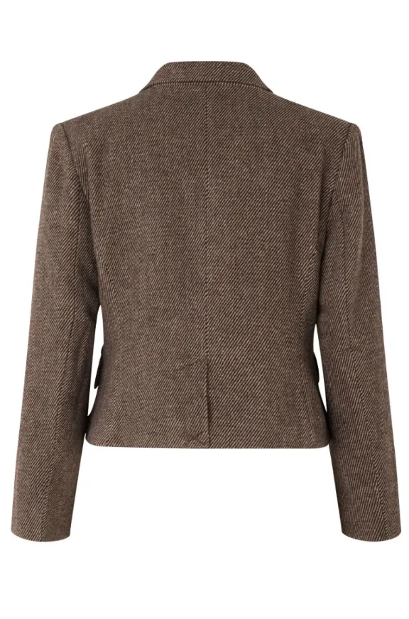 MbyM ELIANA Iva-M Blazer / Jacket Chocolate Martini Melange