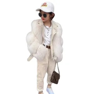 Motorcycle Faux Fur Coat