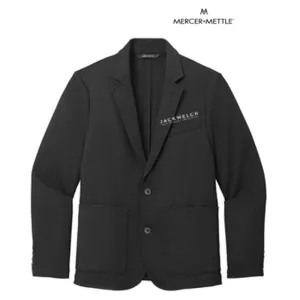 NEW JWMI - Mercer Mettle® Relaxed Knit Blazer - Deep Black