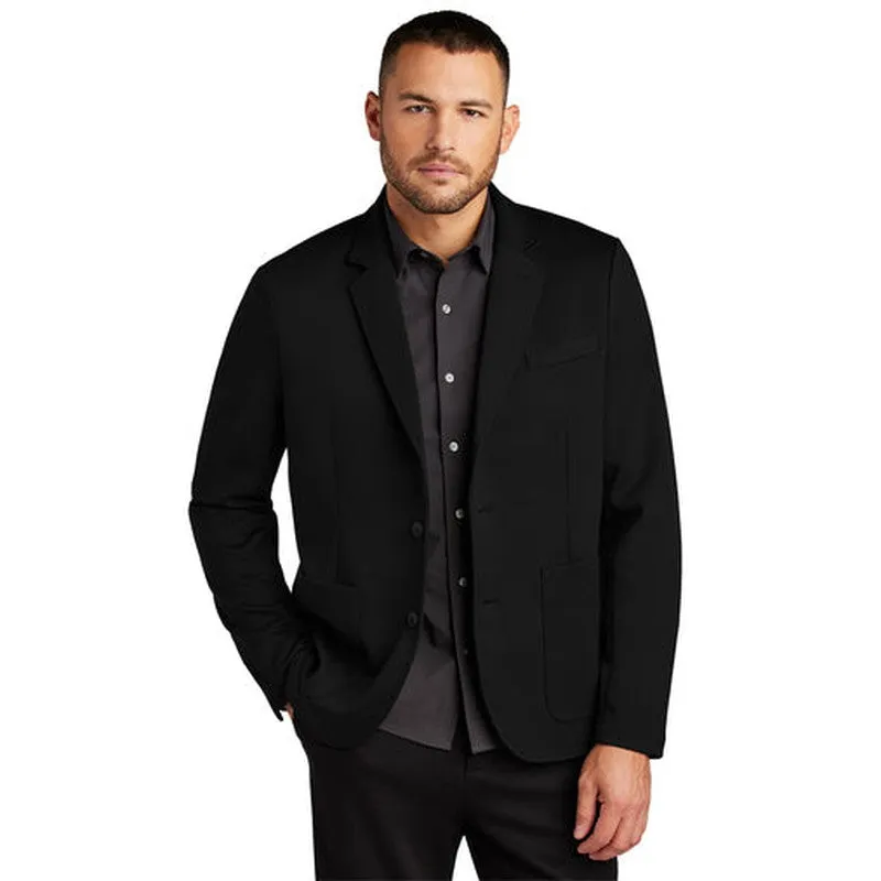 NEW JWMI - Mercer Mettle® Relaxed Knit Blazer - Deep Black