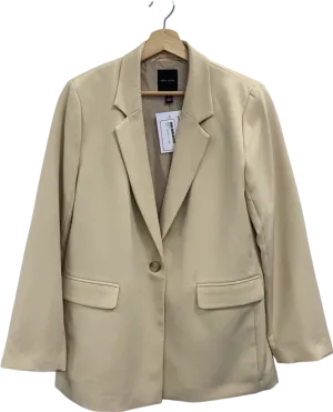 New Look Beige Blazer UK 12