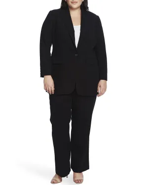 Nina Suiting Two Pocket Blazer | RICH BLACK