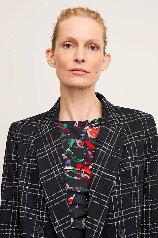 O'Hara Blazer - Knit Suiting :: Plaid