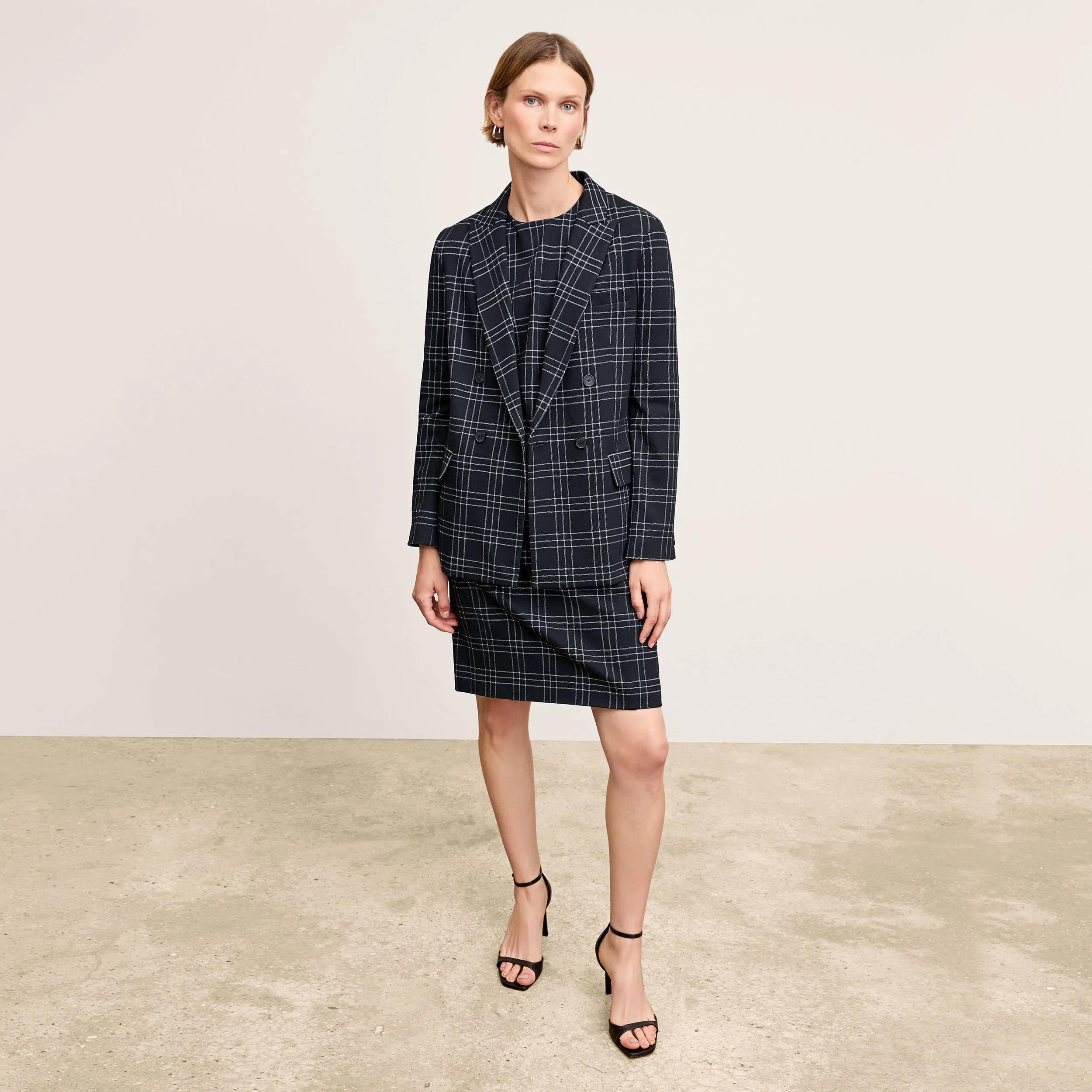 O'Hara Blazer - Knit Suiting :: Plaid
