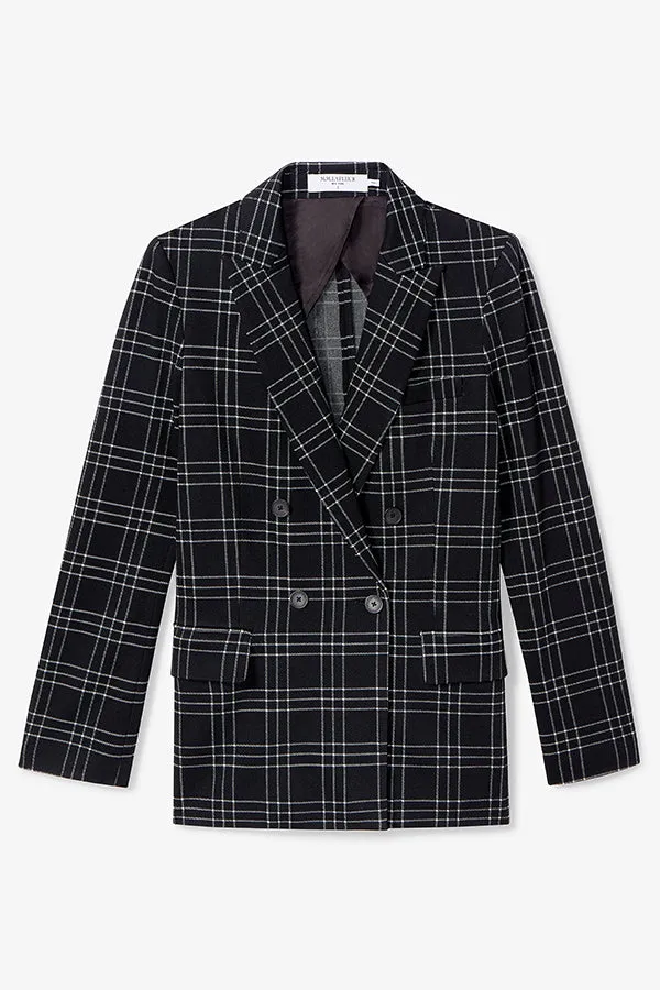 O'Hara Blazer - Knit Suiting :: Plaid