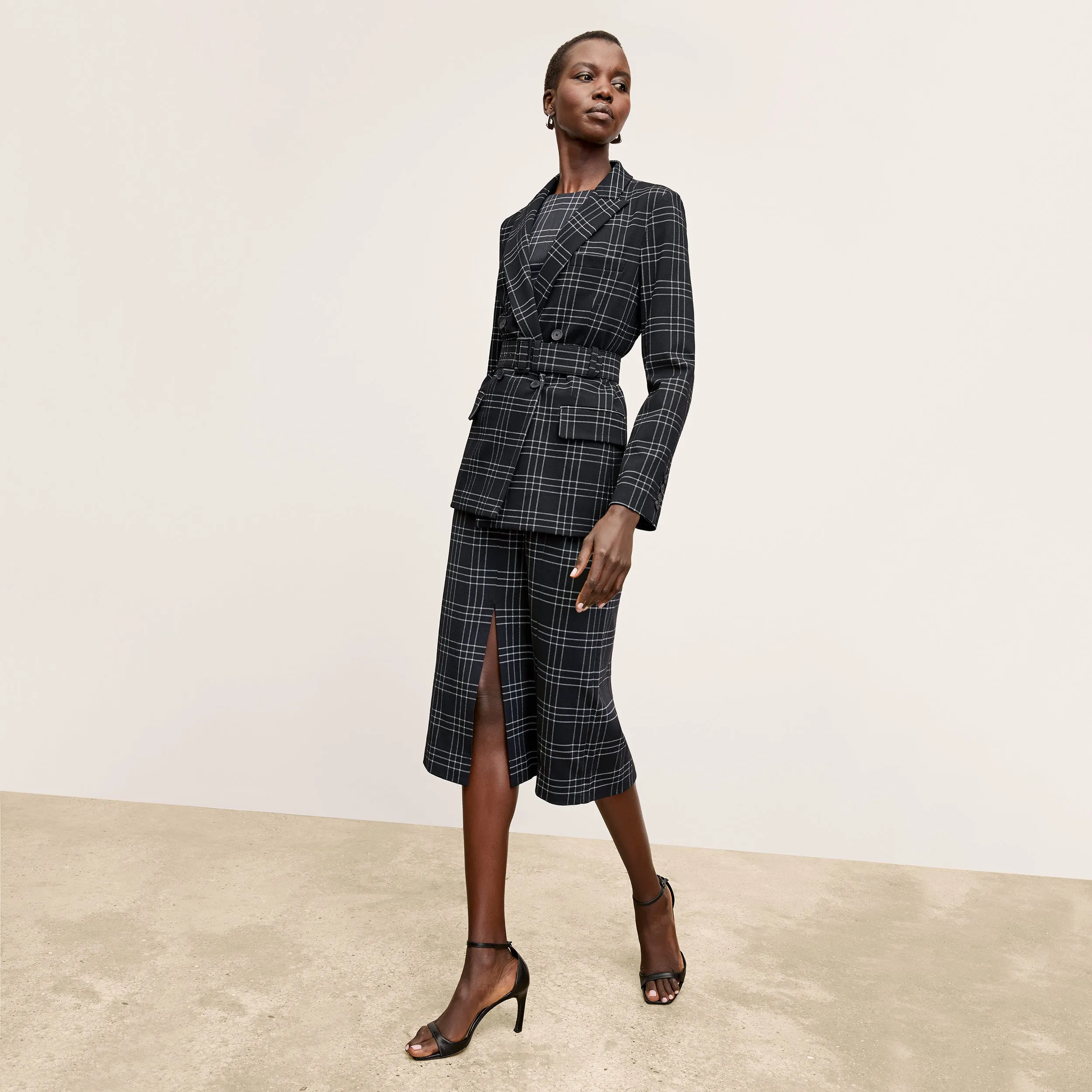 O'Hara Blazer - Knit Suiting :: Plaid