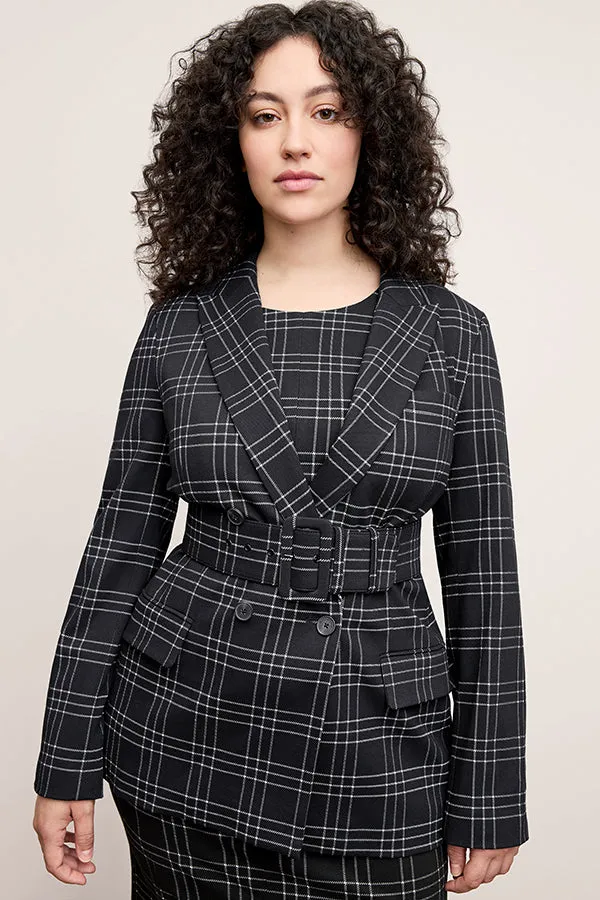 O'Hara Blazer - Knit Suiting :: Plaid