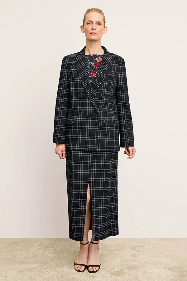 O'Hara Blazer - Knit Suiting :: Plaid