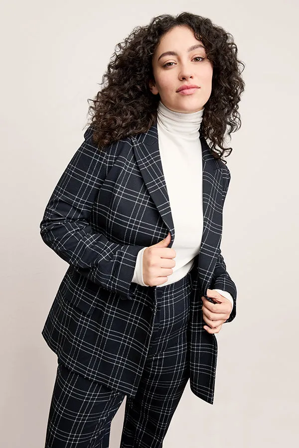 O'Hara Blazer - Knit Suiting :: Plaid