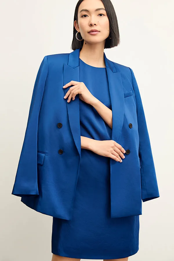 O'Hara Jacket - Everyday Satin :: Sapphire