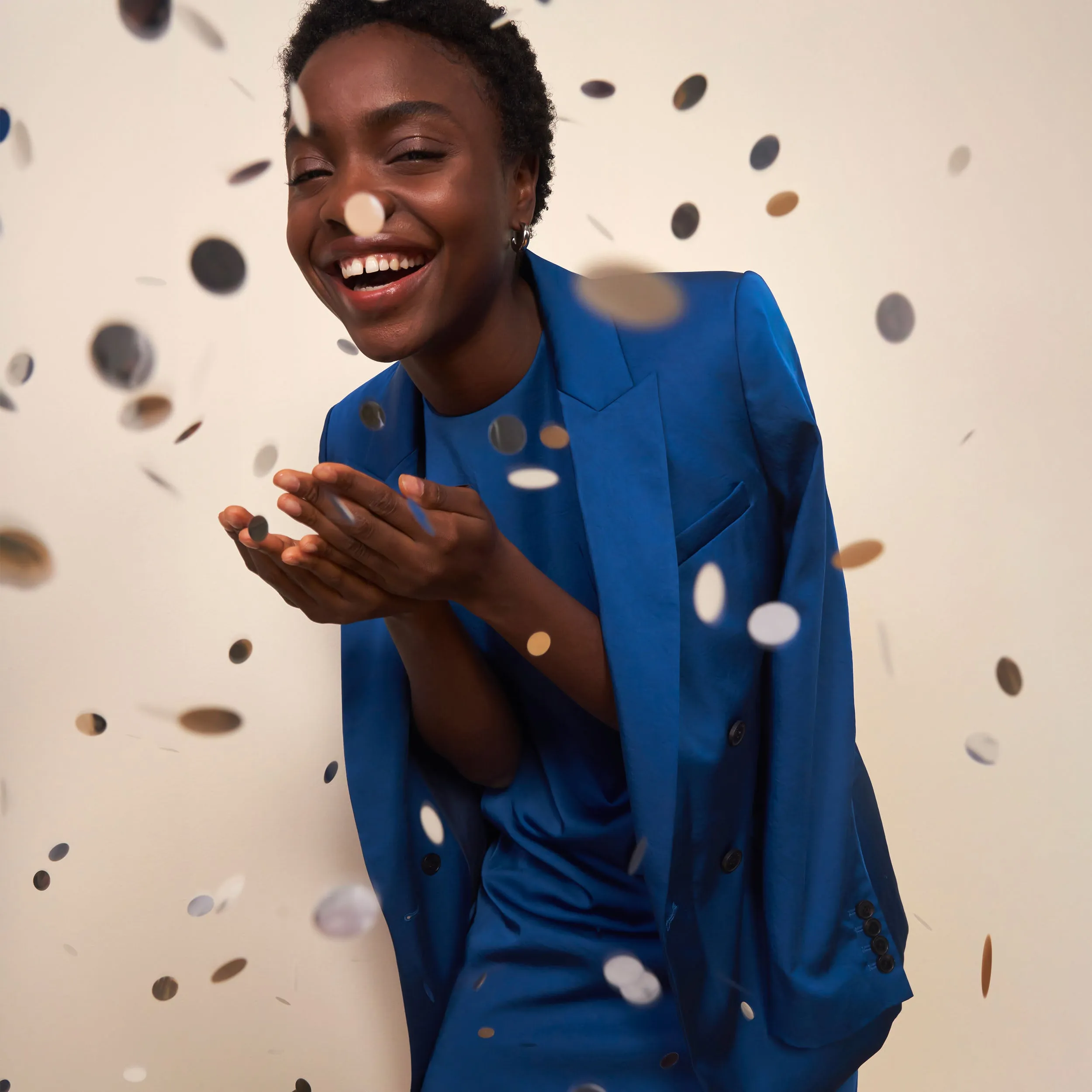 O'Hara Jacket - Everyday Satin :: Sapphire