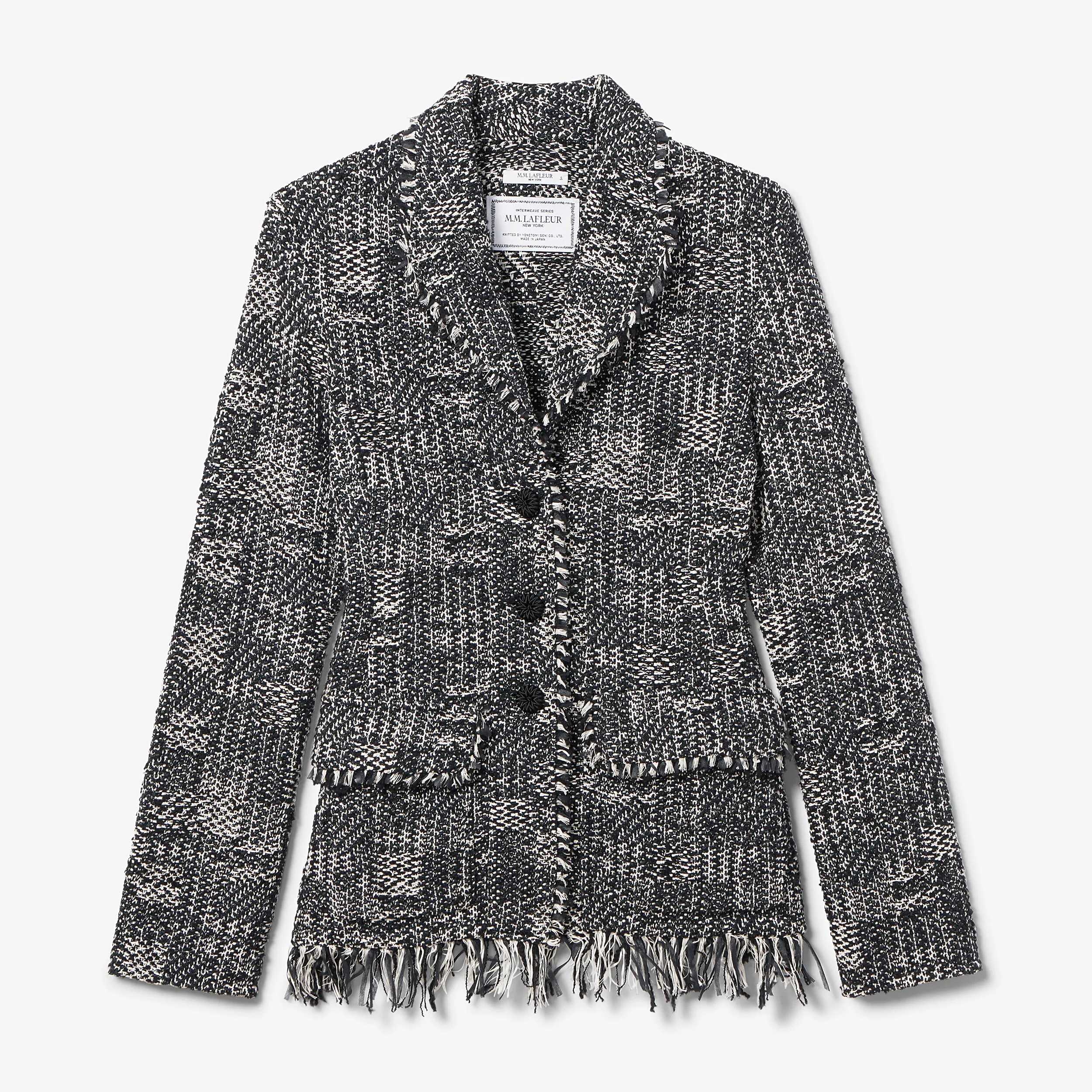 Porter Jacket - Interweave :: Black / White