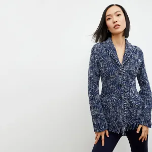 Porter Jacket - Interweave :: Navy / Ivory